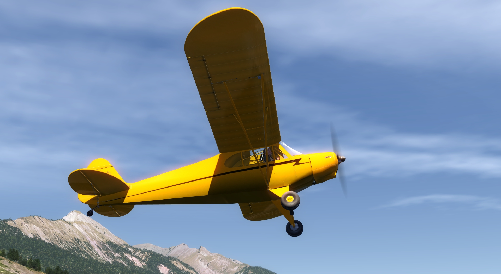 aerofly FS addon: Piper PA-11 Cub Special