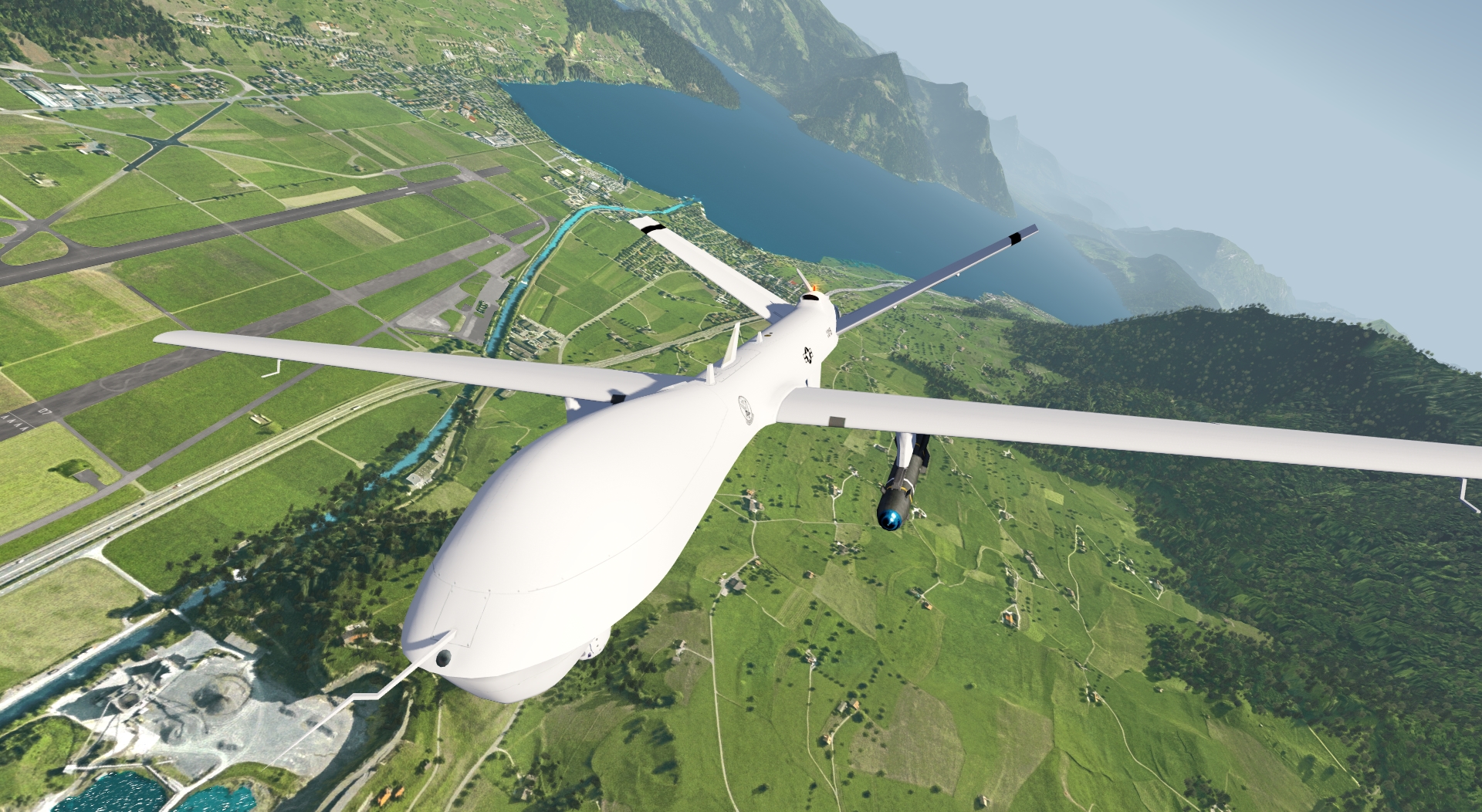Predator B UAV for aerofly FS