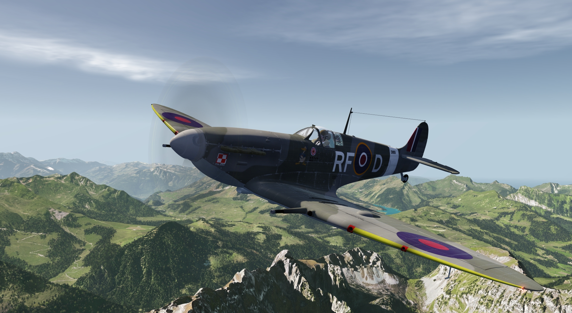 Supermarine Spitfire Mk. Vb for aerofly FS