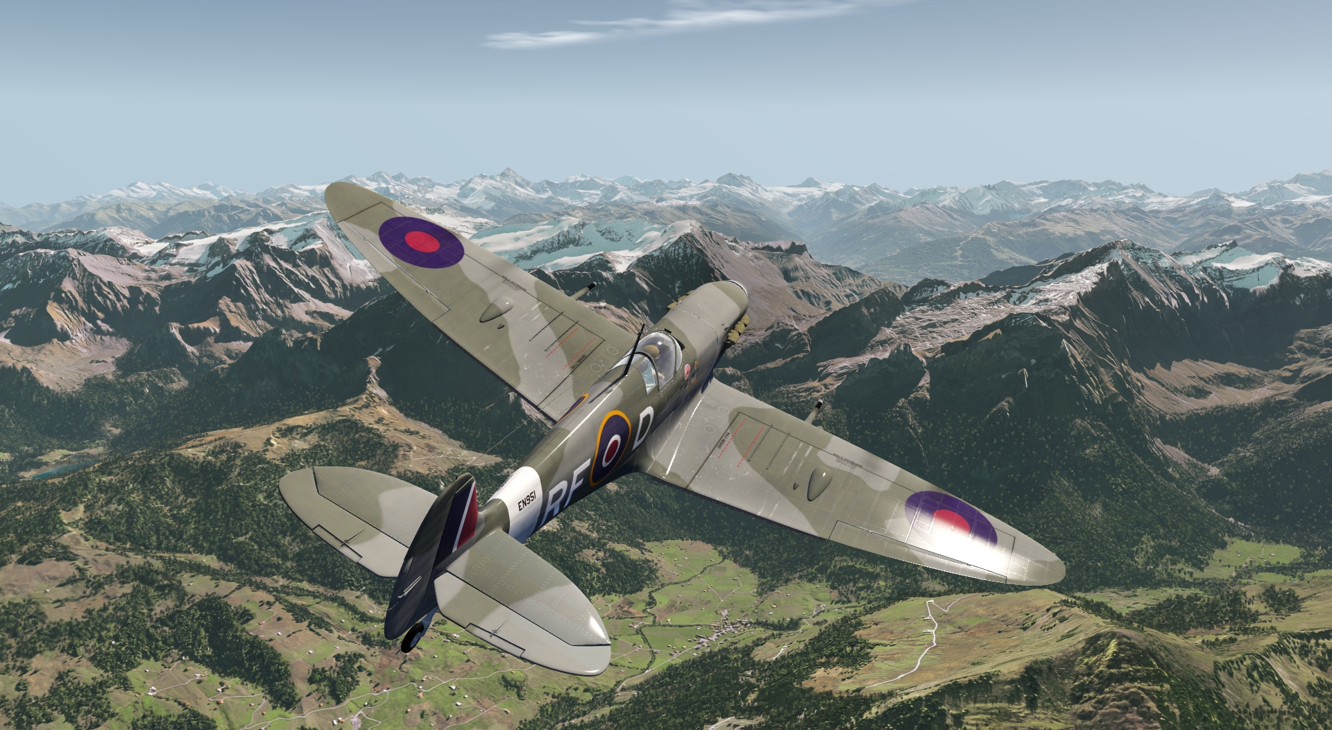 Supermarine Spitfire Mk. Vb for aerofly FS