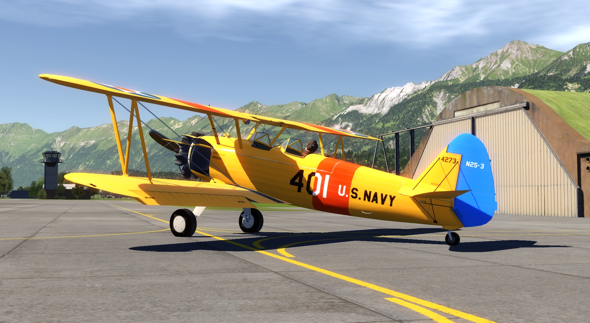 Stearman 75 Kaydet for aerofly FS