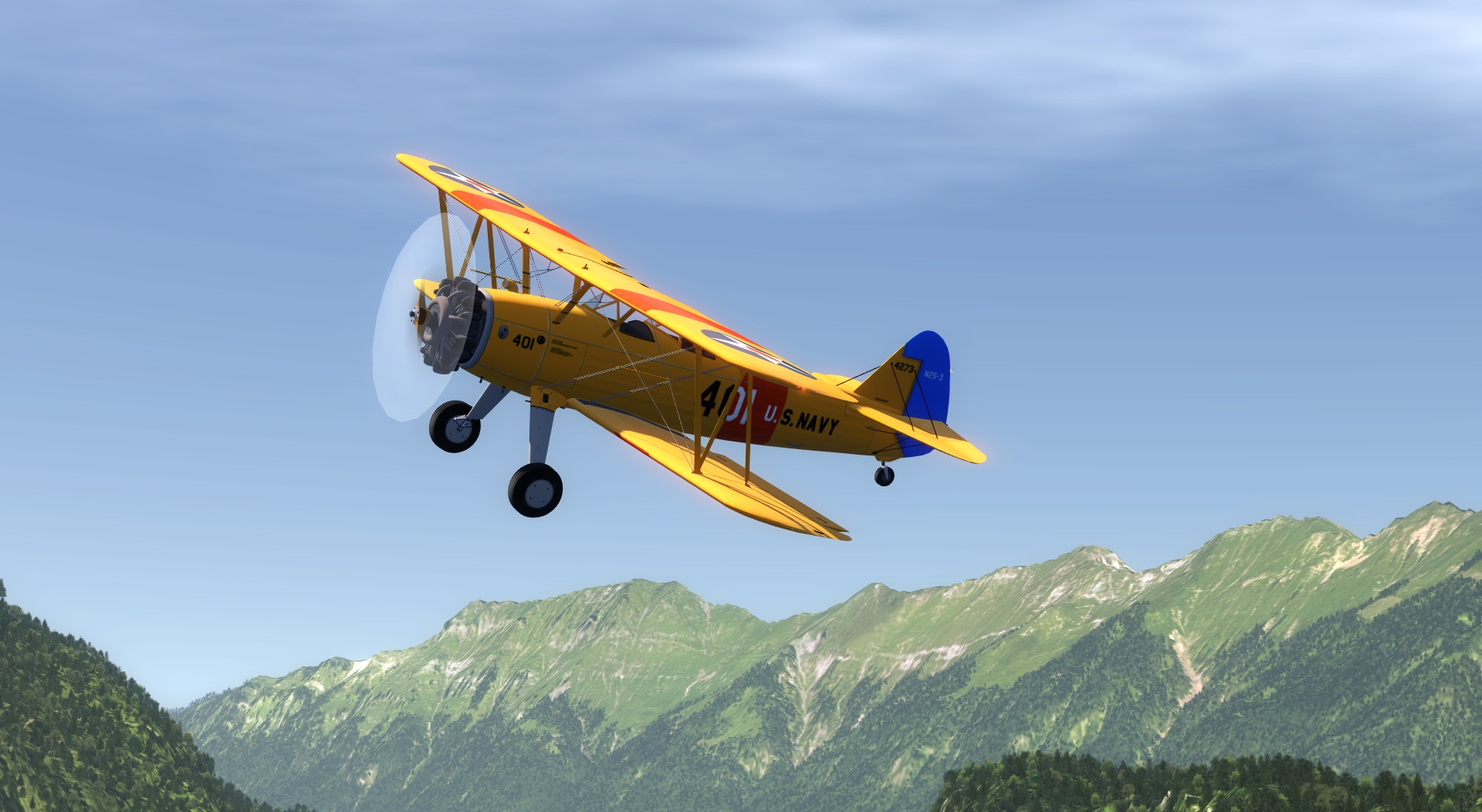Stearman 75 Kaydet for aerofly FS