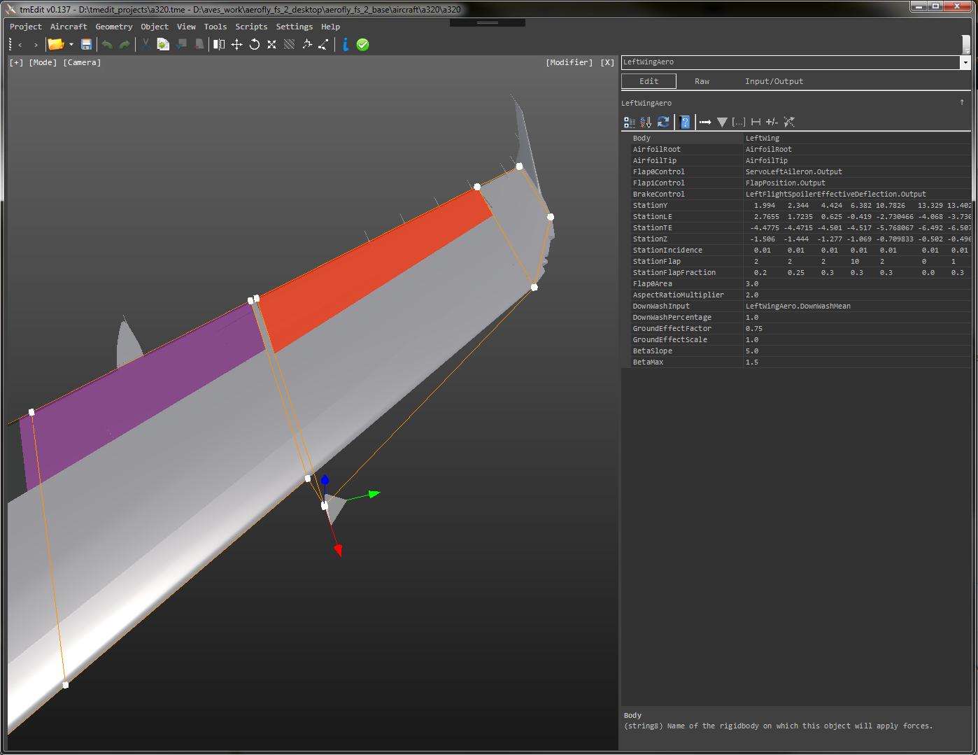 tmEdit aerowing editing
