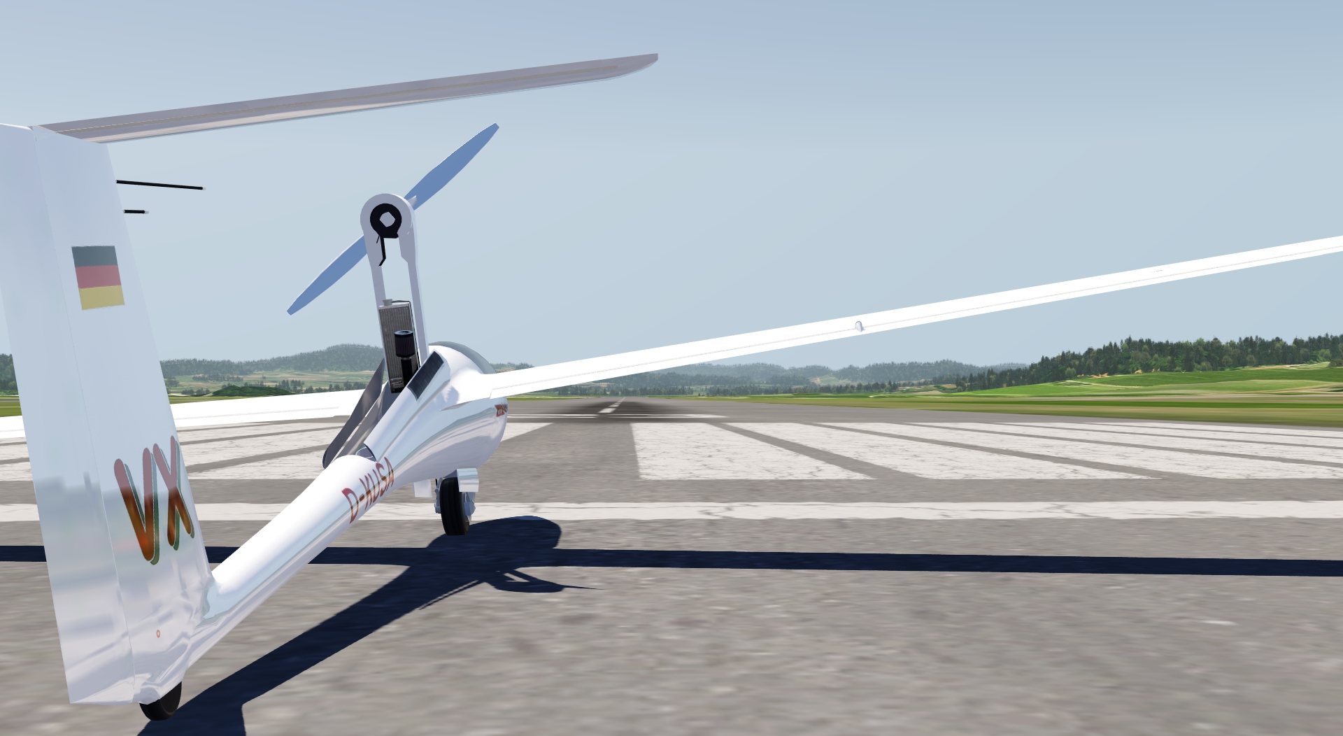 ASH 31 Mi in the AeroflyFS flight simulator