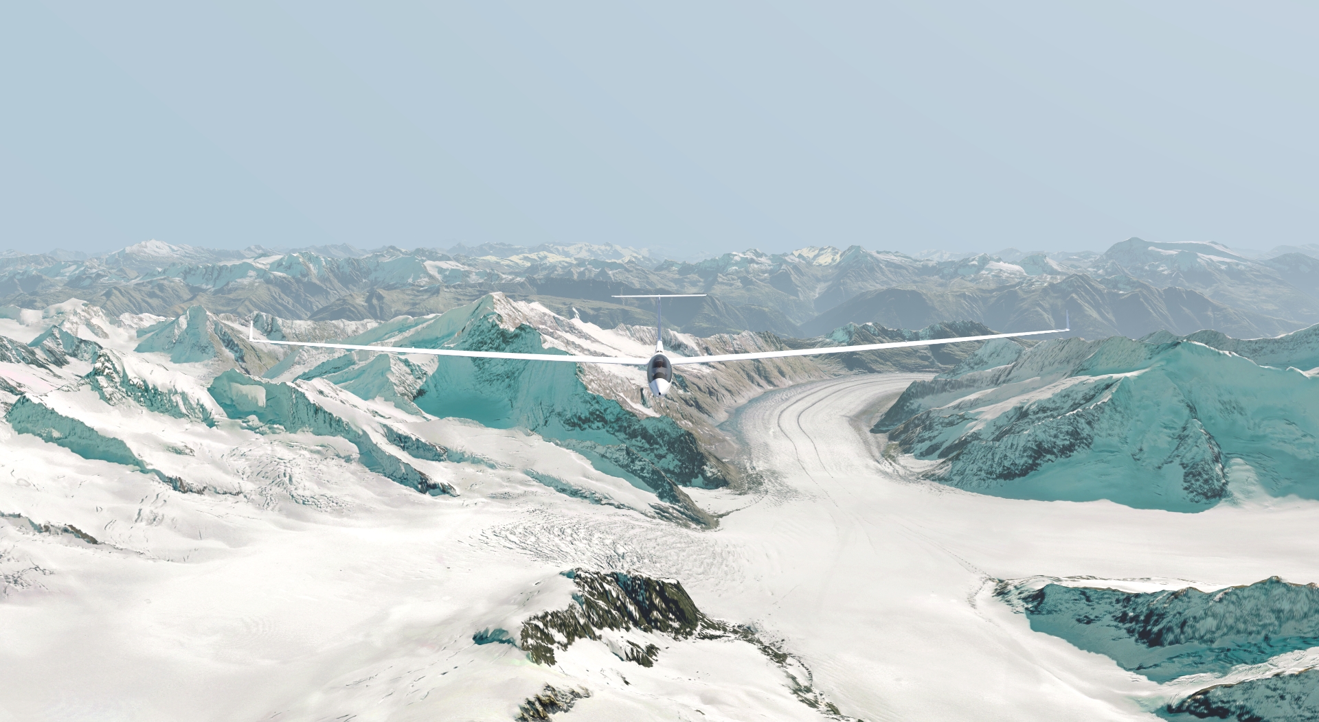 ASH 31 Mi in the AeroflyFS flight simulator