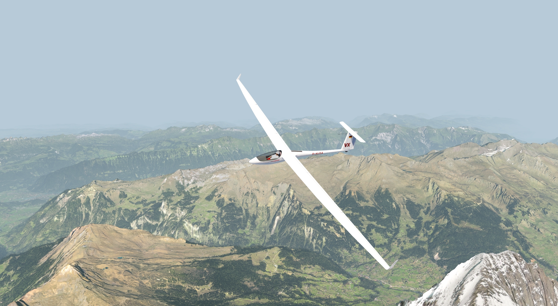 ASH 31 Mi in the AeroflyFS flight simulator