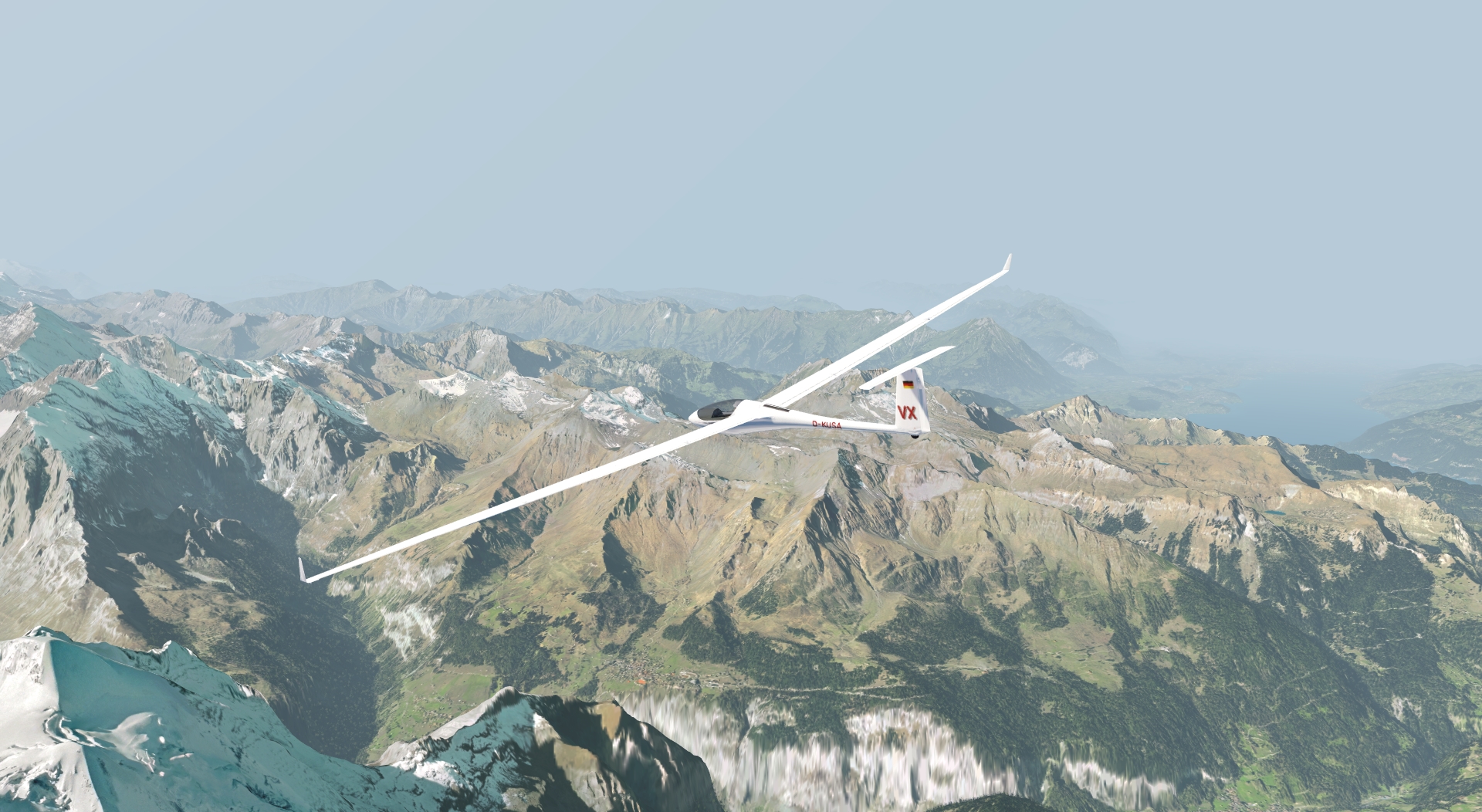 ASH 31 Mi in the AeroflyFS flight simulator