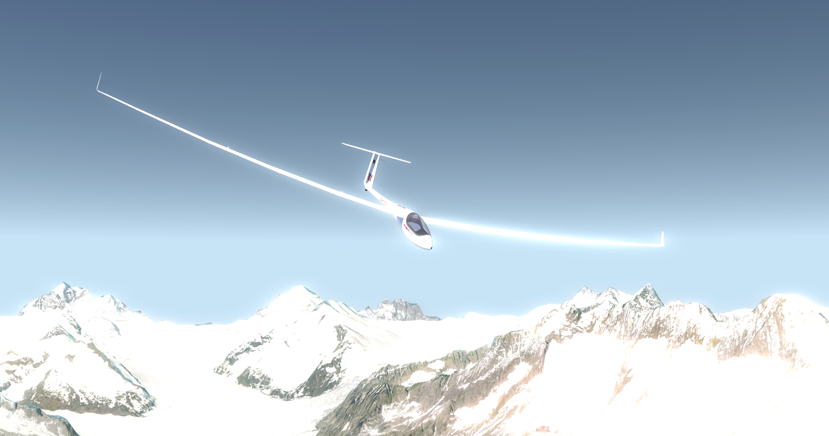 ASH 31 Mi in the AeroflyFS flight simulator