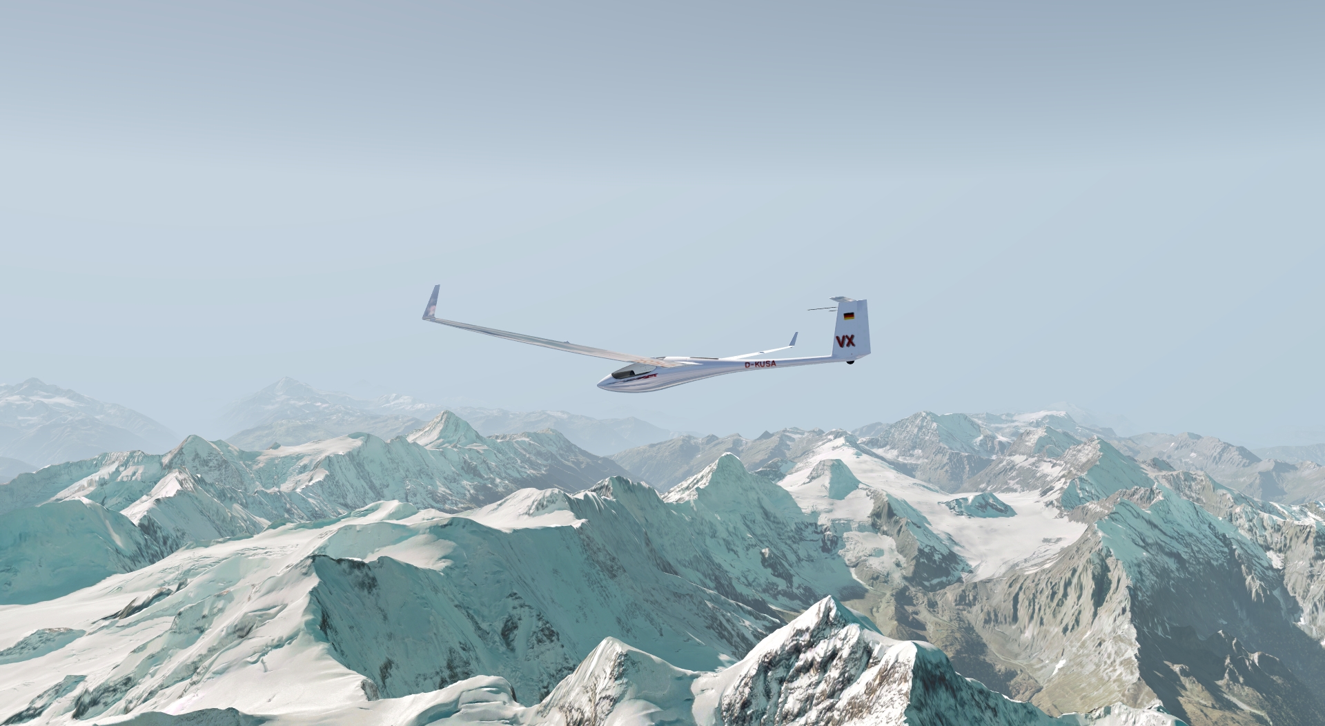 ASH 31 Mi in the AeroflyFS flight simulator